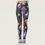 Leggings Créez vos propres parchemins de potions de sorcier (Devant)