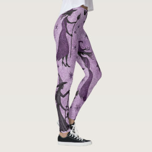 Leggings Créez Vos Propres Sorcières Noires Violettes Céles