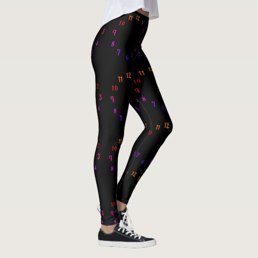 Leggings Créez votre propre 1 2 3 jour et nuit belle (Droite)