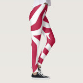 Leggings Créez votre propre Belle couleur rouge blanc Fêtes (Droite)