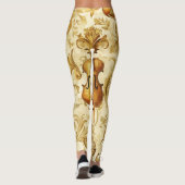 Leggings Créez Votre Propre Collage Floral d'Instruments Do (Dos)