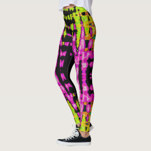 Leggings Créez votre propre couleur d'eau Hakuna Matata col