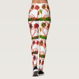Leggings Créez Votre Propre Cute Nice Joli Vêtement Floral