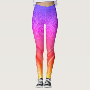 Leggings Créez votre propre design coloré Valentine Custom