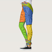 Leggings Créez votre propre design égyptien multicouleur (Gauche)