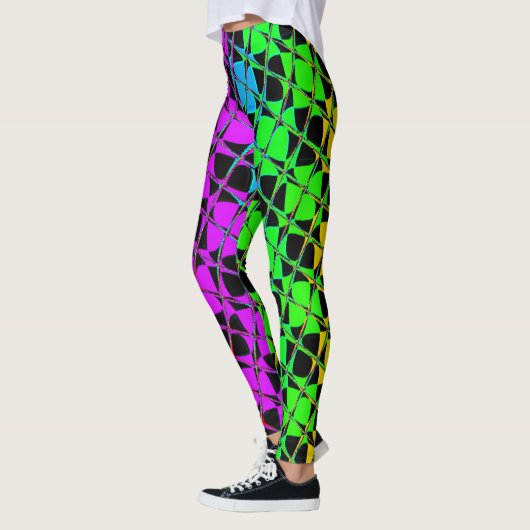 Leggings Créez votre propre design lumineux de nuit (Gauche)