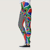 Leggings Créez votre propre drapeau d'Afrique du Sud magnif (Gauche)