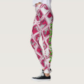 Leggings Créez votre propre Hakuna Matata carré unique roug (Gauche)