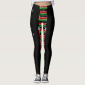 Leggings Créez votre propre Kenya Athletic Distant Runner (Devant)