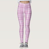 Leggings Créez votre propre Lavande Plaid violet (Devant)