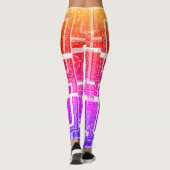 Leggings Créez votre propre mignonne jolie couleur (Dos)