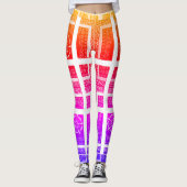 Leggings Créez votre propre mignonne jolie couleur (Devant)