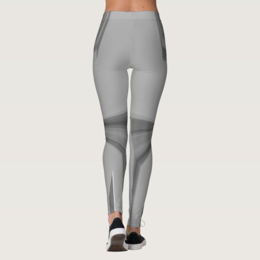 Leggings Créez votre propre Motif chic Ash Grey (Dos)