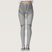 Leggings Créez votre propre Motif chic Ash Grey (Devant)