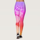 Leggings Créez votre propre pantalon Basic Lovely Purple He (Dos)