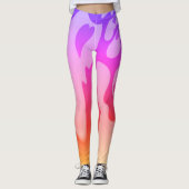 Leggings Créez votre propre pantalon Basic Lovely Purple He (Devant)