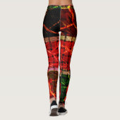 Leggings Créez votre propre pantalon de feu belle extraordi (Dos)