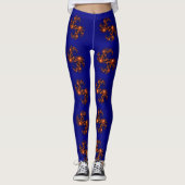 Leggings Créez votre propre tout dernier mignon Nice Bleu M (Devant)