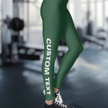 Leggings Créez votre propre vert personnalisé<br><div class="desc">Créez Vos Propres Légendes Vertes Personnalisées.</div>