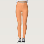 Leggings Créez vous propre Lumière orange étonnant belle co (Devant)