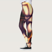 Leggings Crème beige brûlée sous une ligne claire ressemble (Gauche)