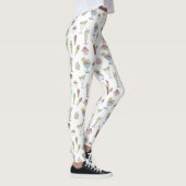 Leggings Crème de glace Sundae Motif blanc (Droite)