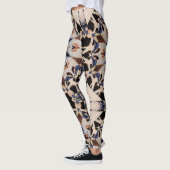 Leggings Crème de Mandala géométrique gothique asymétrique  (Gauche)