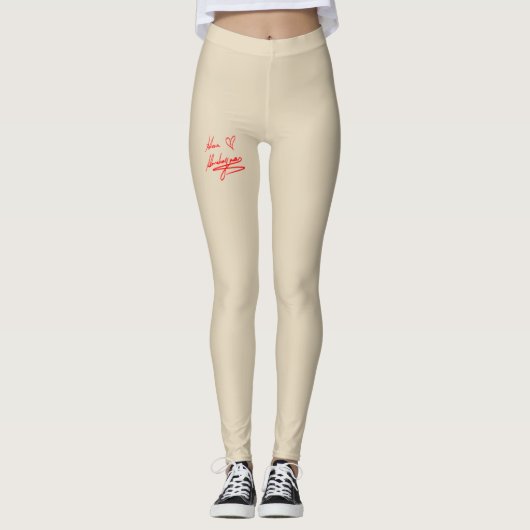 Leggings Crème de Signatured (Devant)