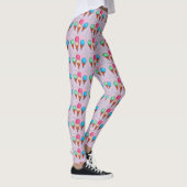 Leggings Crème glacée cônes jambières femmes (Droite)