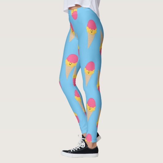 Leggings Crème glacée d'anniversaire (Gauche)
