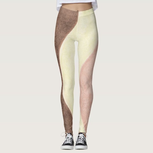Leggings Crème glacée napolitain (Devant)