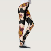Leggings Crème Mascarade Lune Purple Gold Daylilies (Droite)