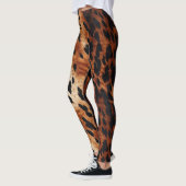 Leggings Crème noire Brown Or de la vache noire (Gauche)