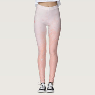 Leggings crème rose