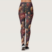 Leggings Cristal de planète violette de nébuleuse céleste (Dos)