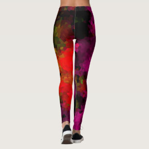Leggings cristaux multicolores, cristaux, multicolores