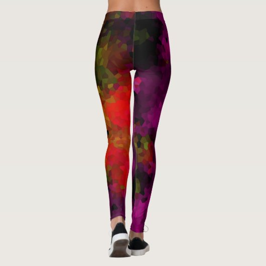 Leggings cristaux multicolores, cristaux, multicolores (Dos)