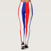 Leggings Croatie Drapeau national Couleurs Verticales (Dos)