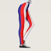 Leggings Croatie Drapeau national Couleurs Verticales (Droite)