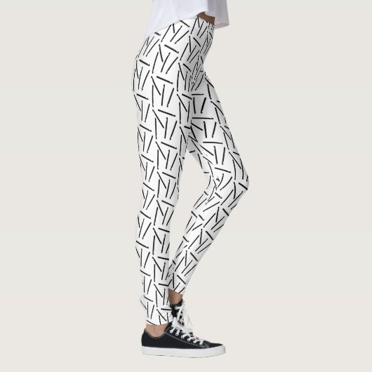 Leggings Crochet Hooks Artisanat Noir (Droite)