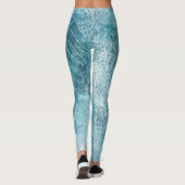 Leggings Crocodile Batik : Textured Fabric Art (Dos)