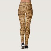 Leggings Crocodile doré (Dos)