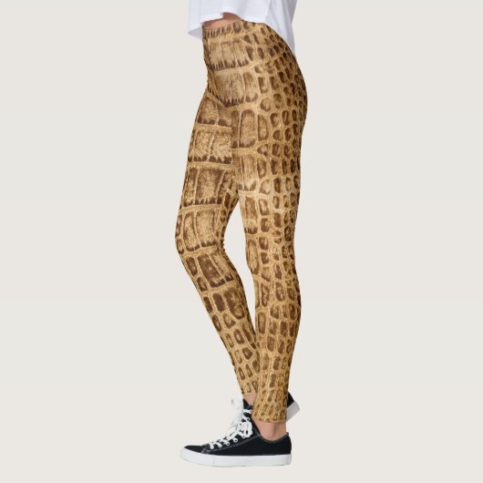 Leggings Crocodile doré (Gauche)