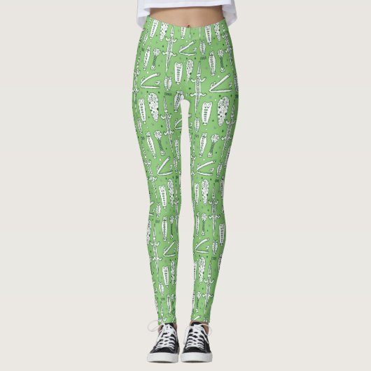 Leggings Crocodile Motif 2 (Devant)