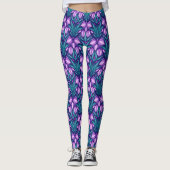 Leggings Crocus printaniers (Devant)