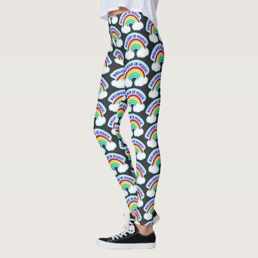 Leggings Croire en la Magic Retro Design (Gauche)