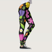 Leggings Croissance Fleurs Positives Colorées (Droite)