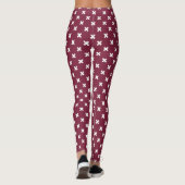 Leggings Croix blanche sur mûrier (Dos)