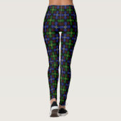 Leggings Croix colorées par tartan (Dos)