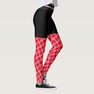Leggings Croix maltaise Vêtements blancs & Chevaliers / Ma